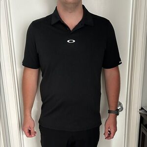 Oakley Black Men's Golf Shirt